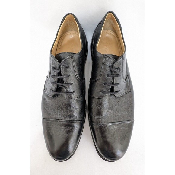 Studio Belvedere Shoes Mens Duke Dress Oxford Black Leather Lace Up 11.5D - Picture 1 of 10